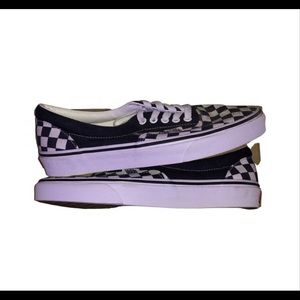 BRAND NEW Navy Blue Checkered Vans